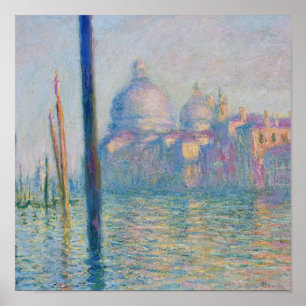 Grand Canal Monet Venedig Italien Classic Painting Poster