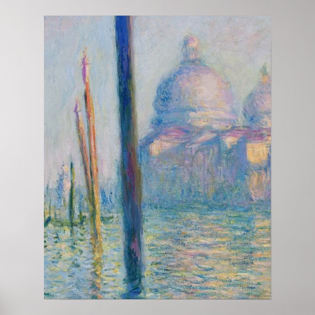 Grand Canal Monet Venedig Italien Classic Painting Poster (Framsidan)