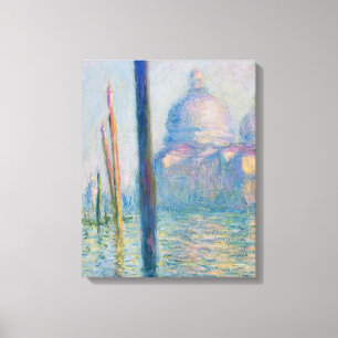 Grand Canal Monet Venedig Italien Klassisk Målning Canvastryck