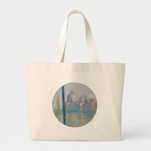 Grand Canal Monet Venedig Italien Klassisk Målning Jumbo Tygkasse