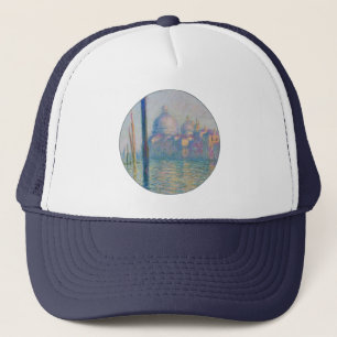 Grand Canal Monet Venedig Italien Klassisk Målning Keps