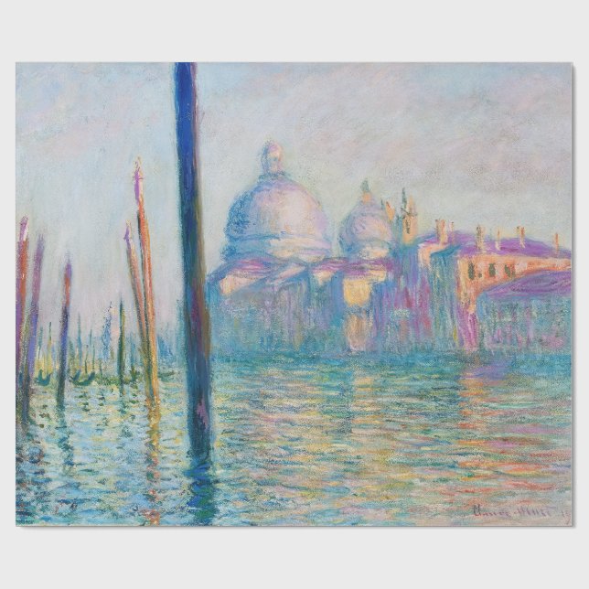Grand Canal Monet Venice Italy Classic Painting Presentpapper (Platt)