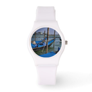 Grand Canal-vatten med gondoler på rad Armbandsur