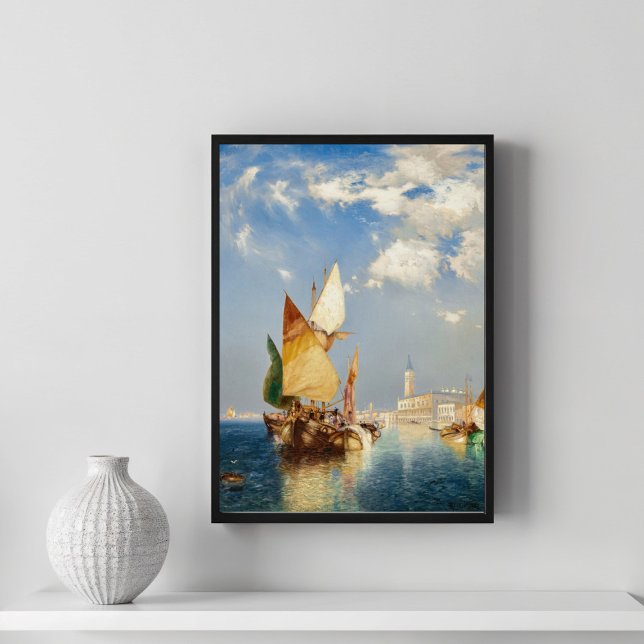 Grand Canal, Venedig (1903) av Thomas Moran Poster (Skapare uppladdad)