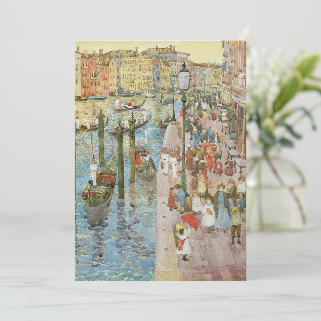 Grand Canal, Venedig av Maurice Prendergast (Stående Fram)