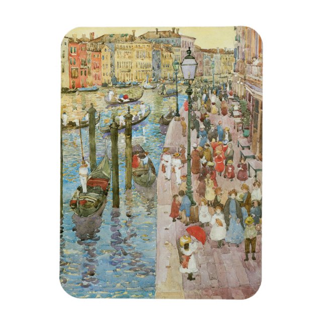 Grand Canal, Venedig av Maurice Prendergast Magnet (Vertikal)