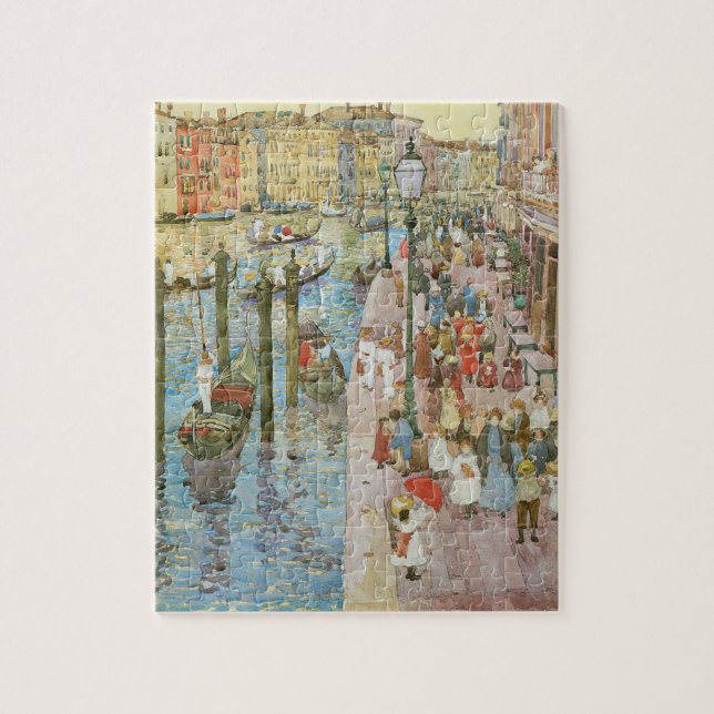 Grand Canal, Venedig av Maurice Prendergast Pussel (Vertikal)
