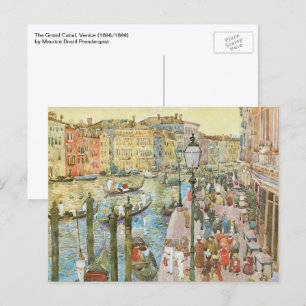 Grand Canal, Venedig av Maurice Prendergast Vykort