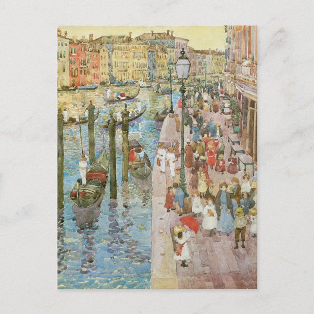 Grand Canal, Venedig av Maurice Prendergast Vykort (Framsida)