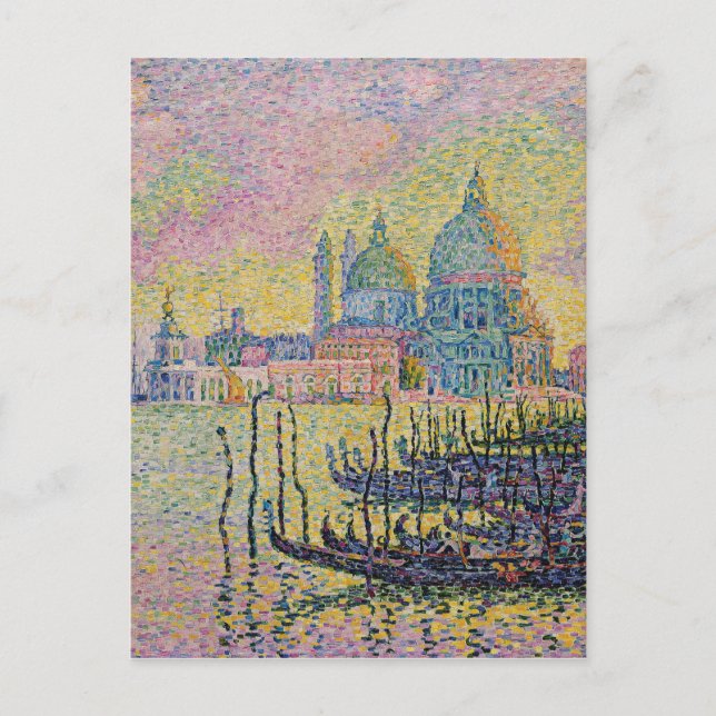 Grand Canal, Venedig av Paul Signac Vykort (Framsida)