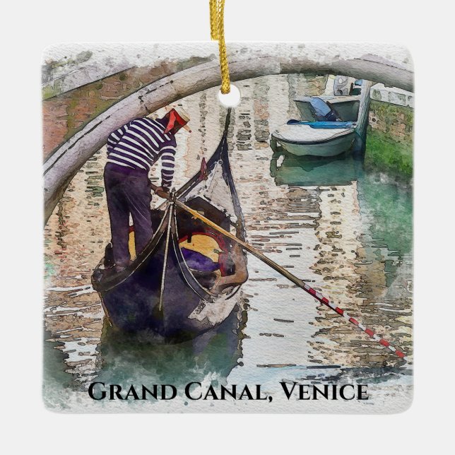 Grand Canal, Venedig, Italien Design Ornament (Framsida)