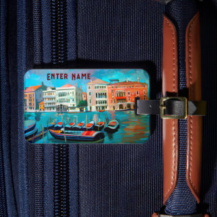 Grand Canal - Venedig, Italien Luggage Tag Bagagebricka