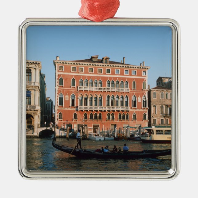 Grand Canal, Venedig, Venetien, Italien Julgransprydnad Metall (Framsidan)