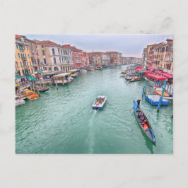 Grand Canal, vykort för Venedigs Italien