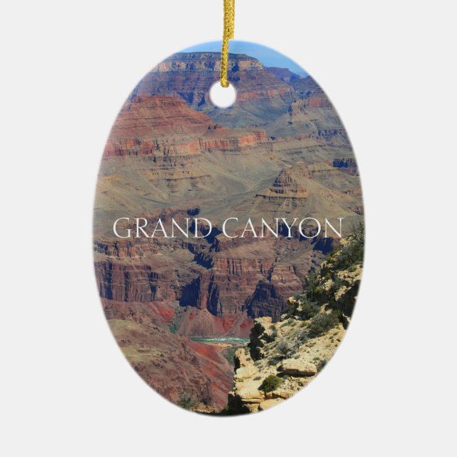 Grand Canyon 4 Julgransprydnad Keramik (Framsidan)
