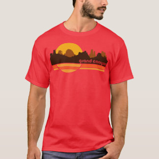 Grand Canyon 70-talet Stil Tourist Souvenir T Shirt