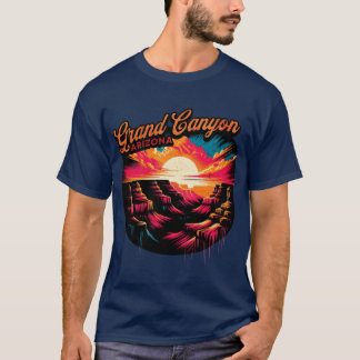 Grand Canyon Arizona Solnedgång Design vintage T Shirt