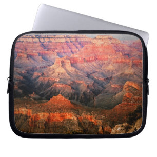 Grand Canyon, Arizona solnedgång stiliserad Laptop Fodral
