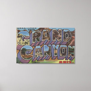 Grand Canyon Arizona - stora brevplatser Canvastryck