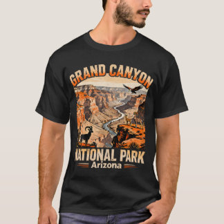 Grand Canyon Arizona Tjockhornsfår Vilda Djur T Shirt