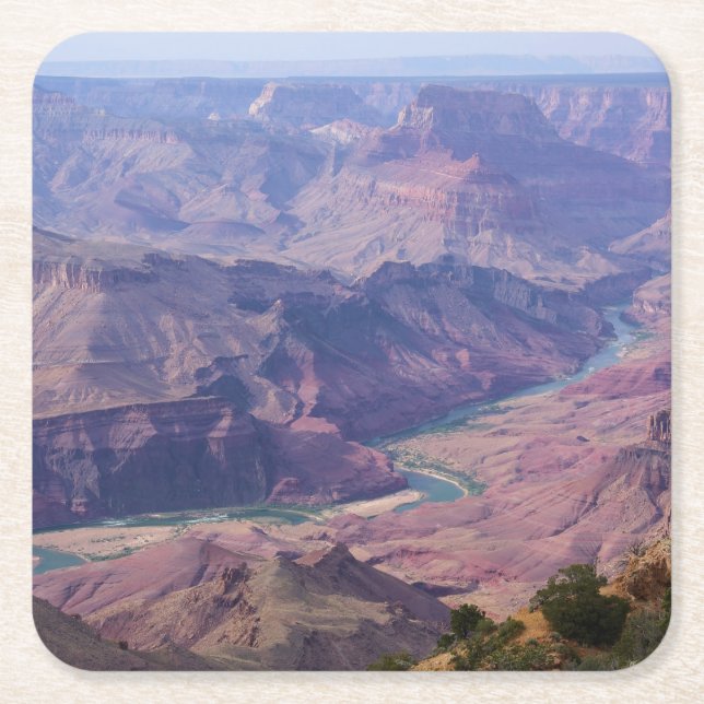 Grand Canyon - Arizona - Underlägg Papper Kvadrat (Framsidan)