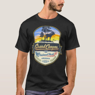 Grand Canyon Arizona USA Travel Logotyp T Shirt