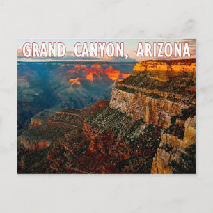Grand Canyon Arizona vid Sunset Vykort