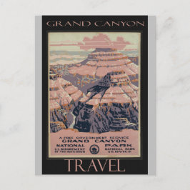 Grand Canyon Arizona Vintage resor Poster Vykort