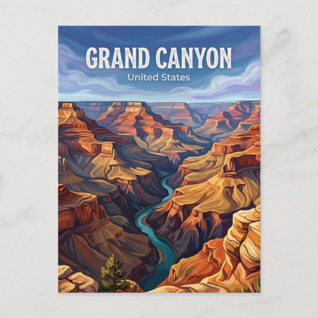 Grand Canyon Arizona Vykort (Framsida)