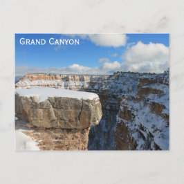 Grand Canyon Arizona Winter Travel Photo Vykort