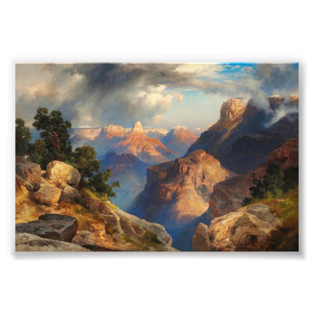 Grand Canyon av Thomas Moran Fototryck (Framsidan)