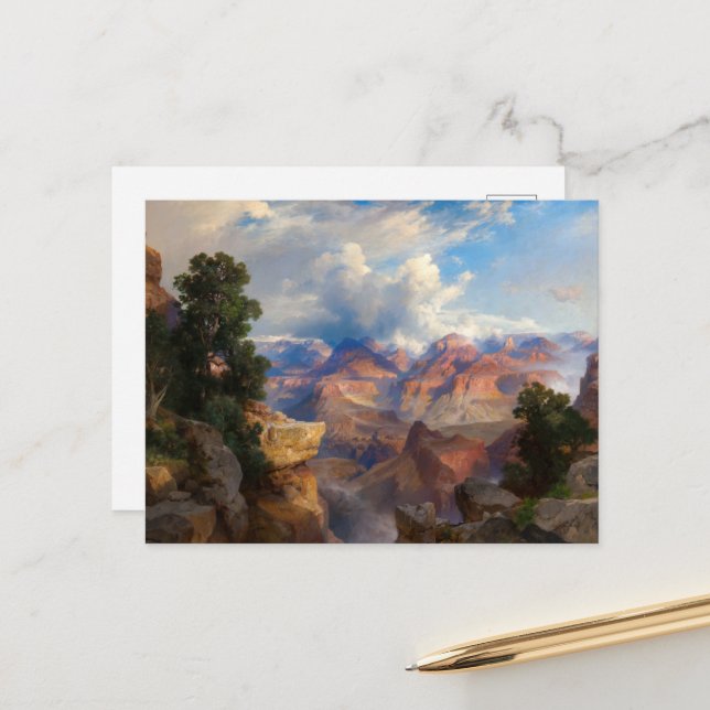 Grand Canyon av Thomas Moran Helg Vykort (Fram/Back In Situ)
