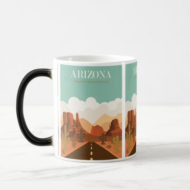 Grand Canyon Äventyr: Arizona Travel Magisk Mugg (Vänster)