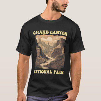 Grand Canyon Äventyr Hiking Nature Älskare Skriv u T Shirt