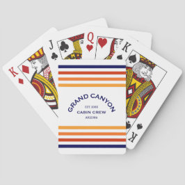 Grand Canyon Cabin Klubb Anpassningsbar Vapensköld Casinokort