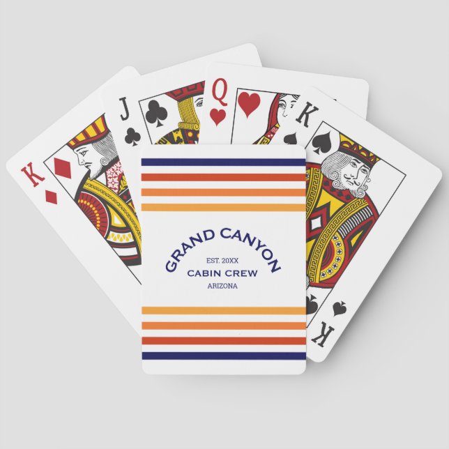 Grand Canyon Cabin Klubb Anpassningsbar Vapensköld Casinokort (Baksidan)