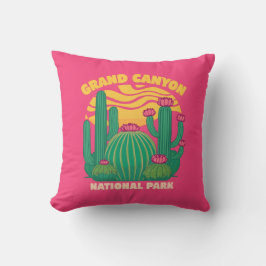 Grand Canyon Cactus Sunset Kudde