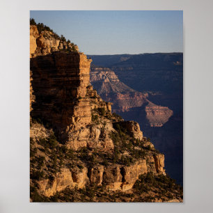 Grand Canyon Cliffs at Sunrise - Ligcape Photos Poster
