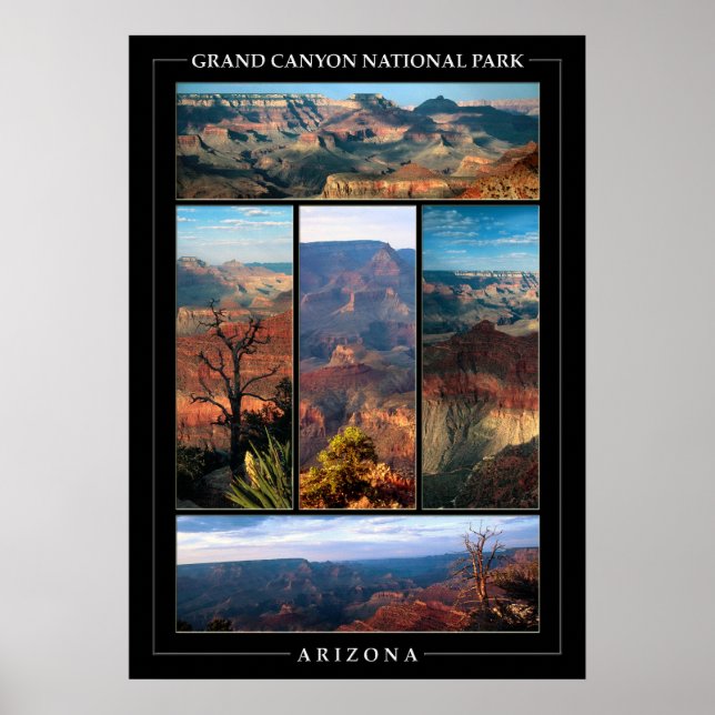 Grand Canyon Collage Poster (Framsidan)