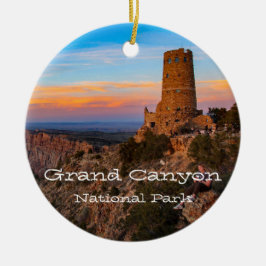 Grand Canyon Desert Torn Julgransprydnad Keramik