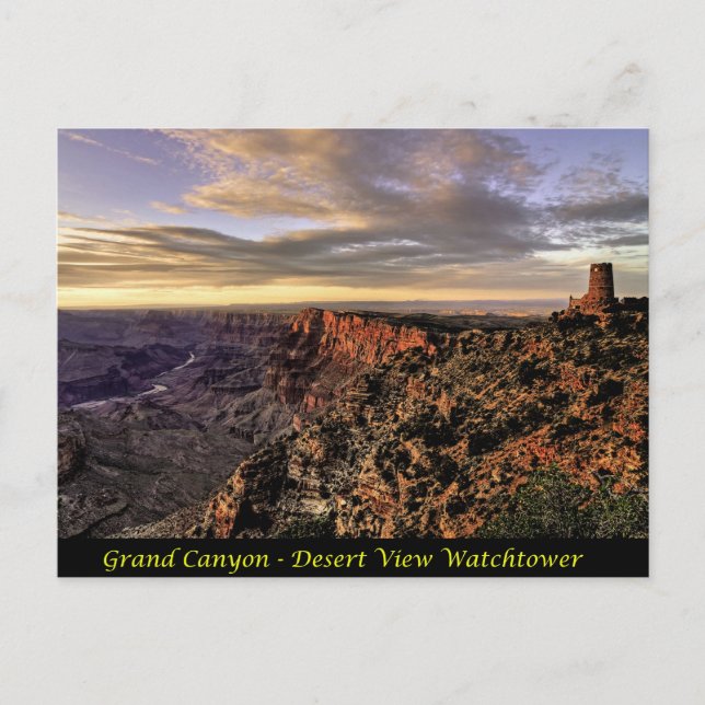 Grand Canyon - Desert View Watchtower Vykort (Framsida)