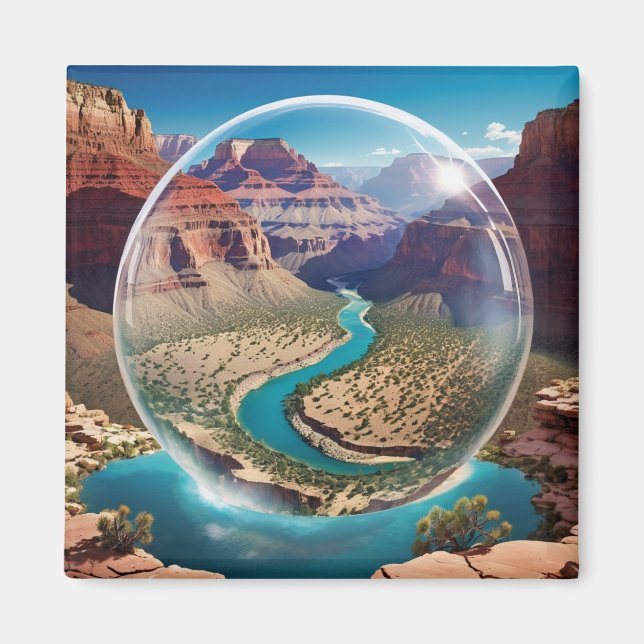 Grand Canyon Domed 2035 Imagination Magnet (Framsidan)