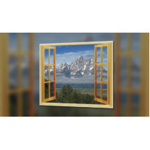 Grand Canyon Fake Faux Window View USA