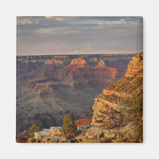 Grand Canyon från den södra kanten vid solnedgång, Magnet (Framsidan)