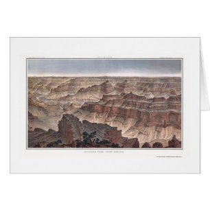 Grand Canyon från halv liter. Sublimera vid Dutto Hälsningskort