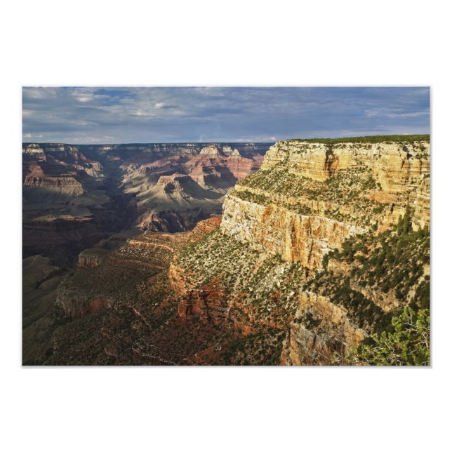 Grand Canyon från södra fälgen vid sunset, 2 Fototryck (Framsidan)