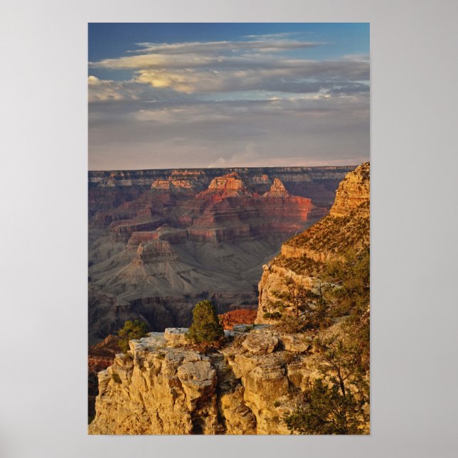 Grand Canyon från södra fälgen vid sunset, 2 Poster (Framsidan)