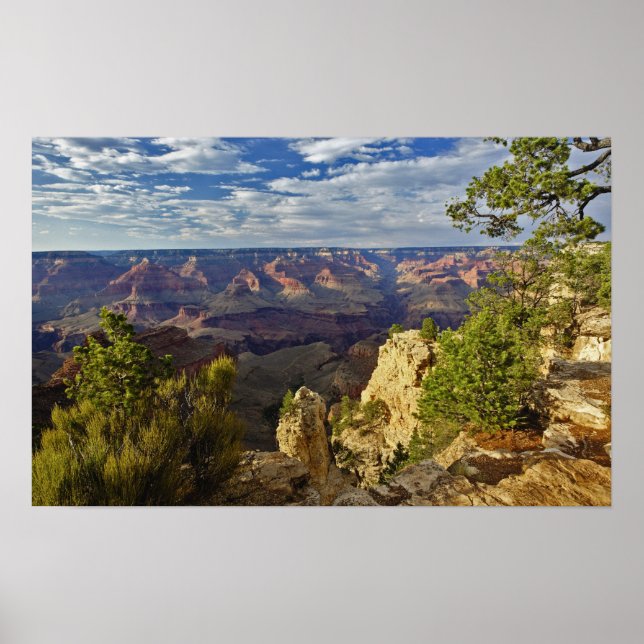 Grand Canyon från södra fälgen vid sunset, 6 Poster (Framsidan)
