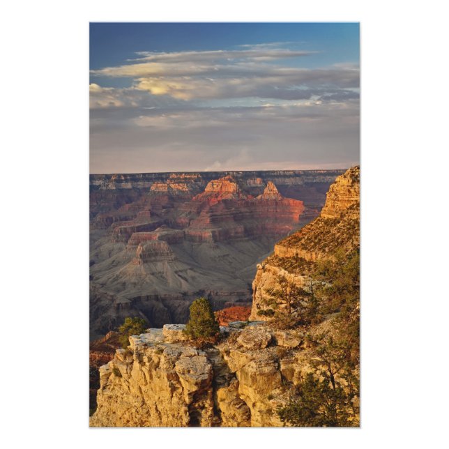 Grand Canyon från södra kanten vid solnedgång, 2 Fototryck (Framsidan)