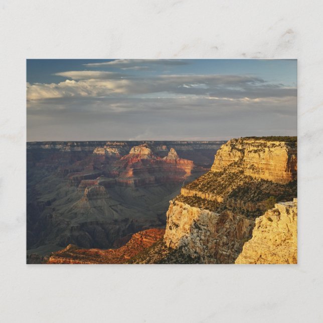 Grand Canyon från södra kanten vid solnedgång, 3 Vykort (Framsida)